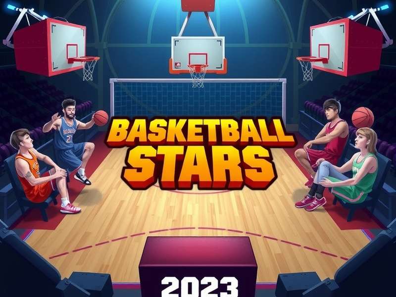 Basketball Stars 2 gameplay screenshot showing in-game coins and characters