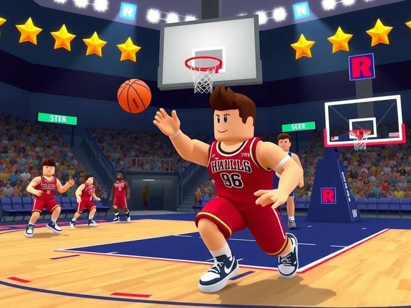 Basketball Stars Roblox controls layout diagram