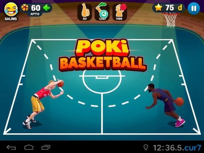 Basketball Stars game screenshot on mobile
