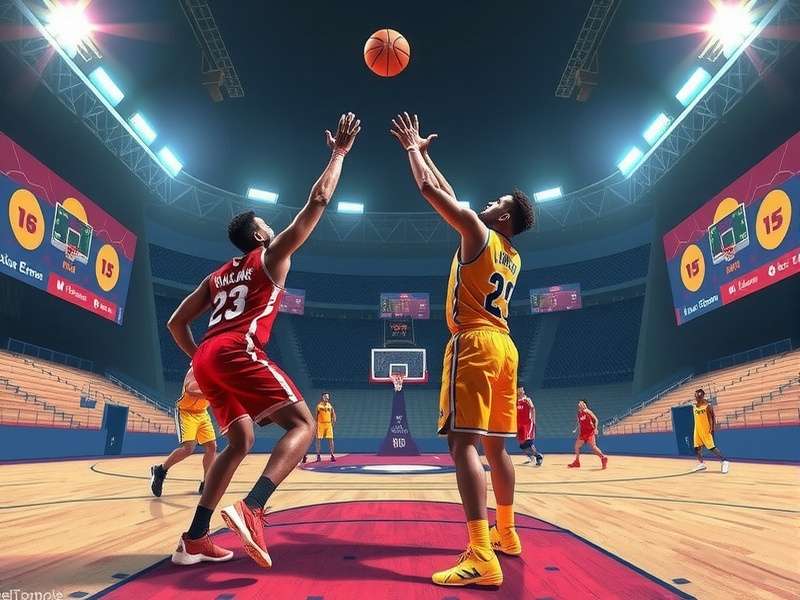 Basketball Stars 2024 intense multiplayer gameplay on mobile