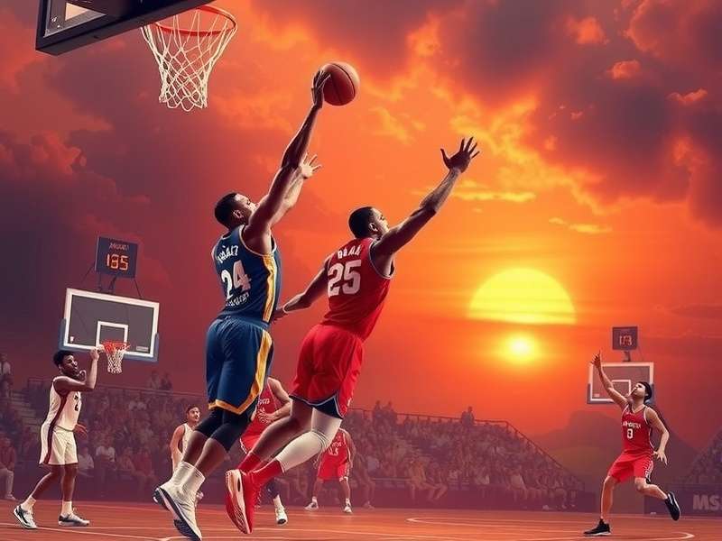 Basketball Stars 2022 gameplay screenshot showing intense match