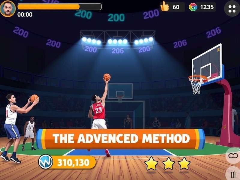 Basketball Stars advanced shot timing visualization