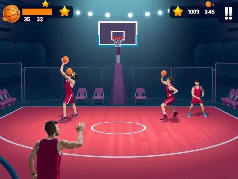 Basketball Stars Game Poki gameplay screenshot