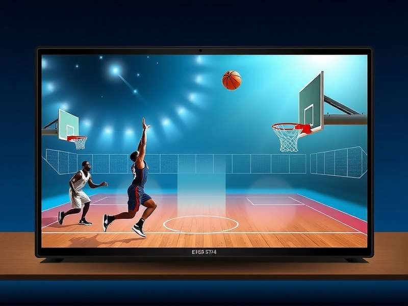 Basketball Stars game playing on a high-end gaming computer setup