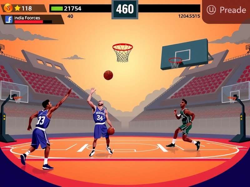 Basketball Stars Unblocked 66 Gameplay Screenshot