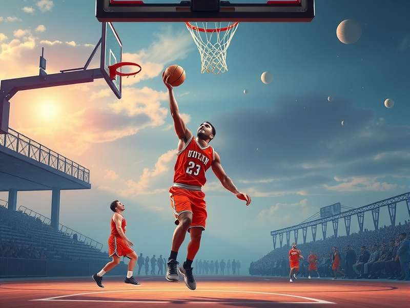 Basketball Stars game screenshot showing intense gameplay