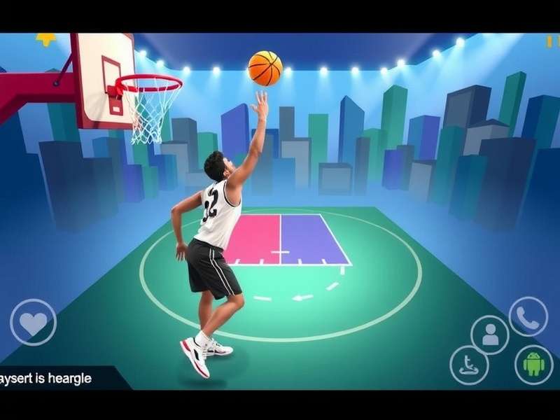 Screenshot of Basketball Stars gameplay on Poki showing a one-on-one match