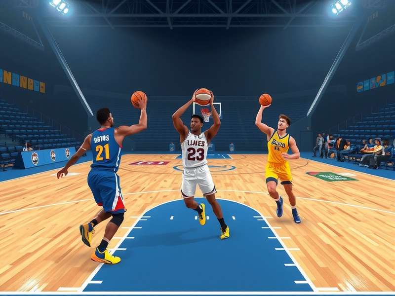 Basketball Stars 2023 Unblocked Gameplay Screenshot showing multiplayer action