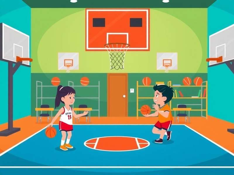 Basketball Stars classroom gaming session with students in India