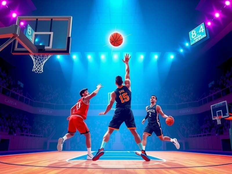 Basketball Stars Gameplay Screenshot on Poki.com