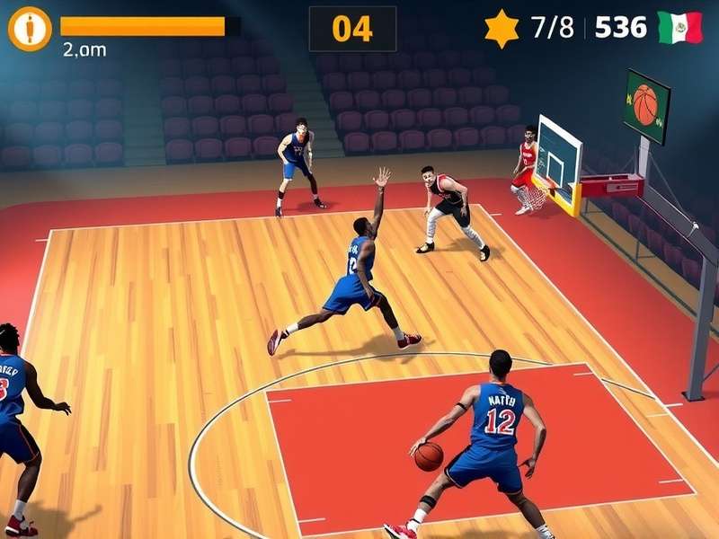 Basketball Stars Unblocked Gameplay on Crazy Games - Dunk Contest