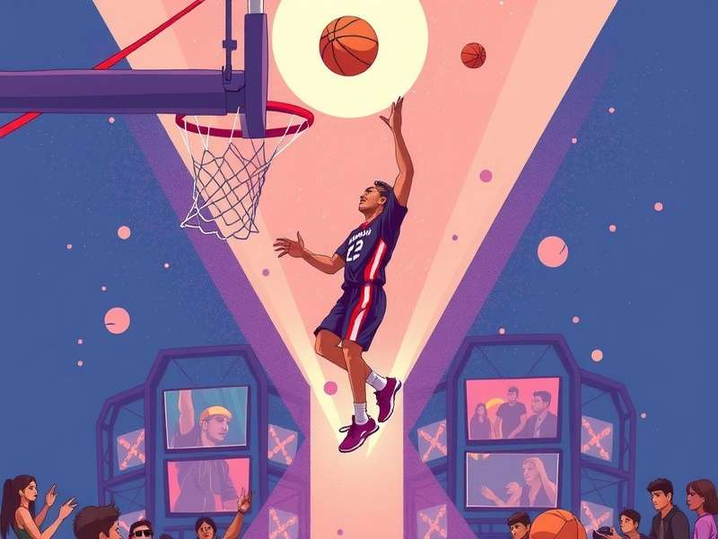 Chart showing dunk success rate based on distance and defender position