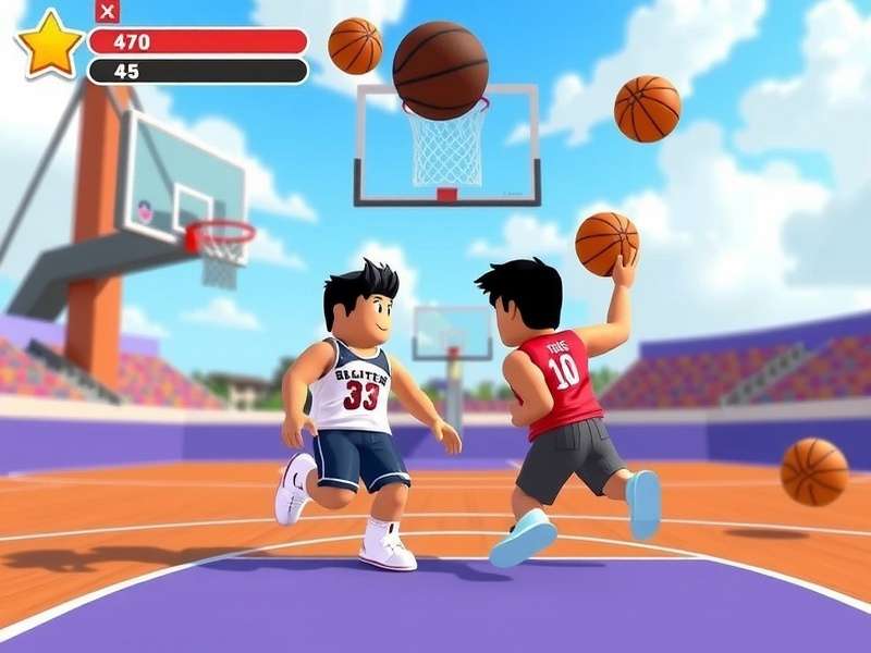 Basketball Stars Roblox gameplay screen showing code redemption menu