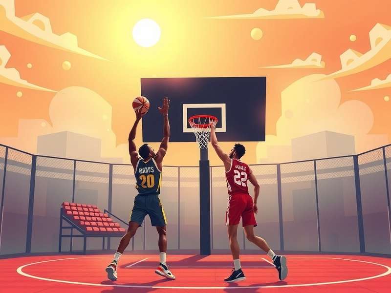 Basketball Stars gameplay screenshot showing advanced controls and interface