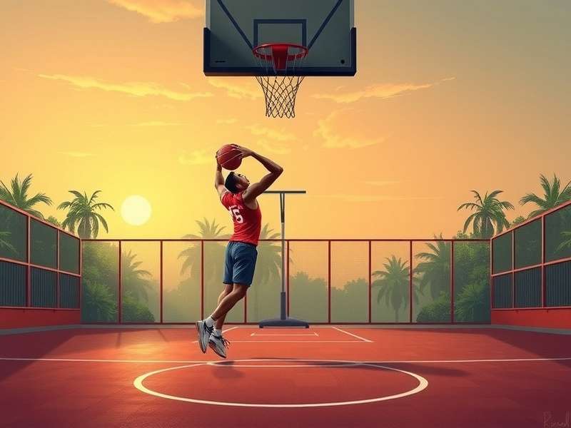 Basketball Stars gameplay screenshot showing intense multiplayer match