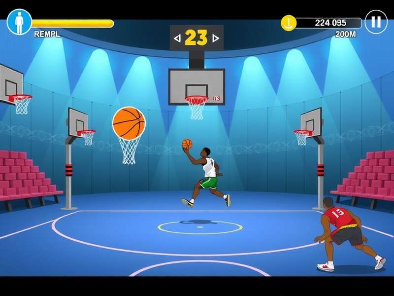 Basketball Stars 2 Crazy Games intense gameplay screenshot