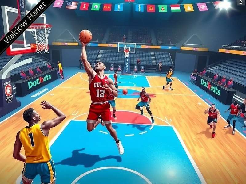 Basketball Stars 2020 gameplay screenshot showing intense match