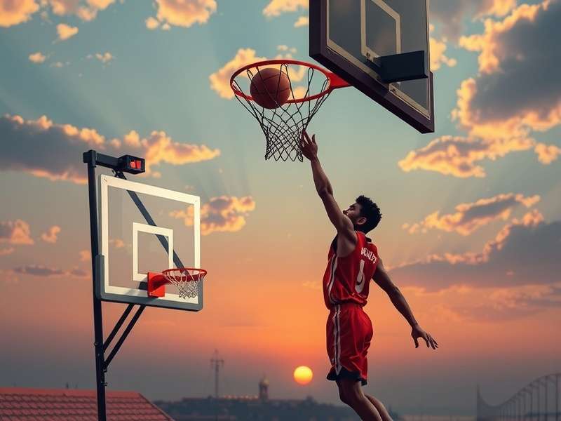 Infographic showing Basketball Stars alley oop success rate factors