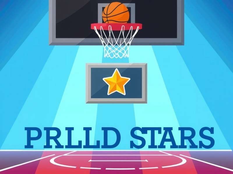 A dynamic basketball player mid-dunk, symbolizing the rise of a Basket Ball Star