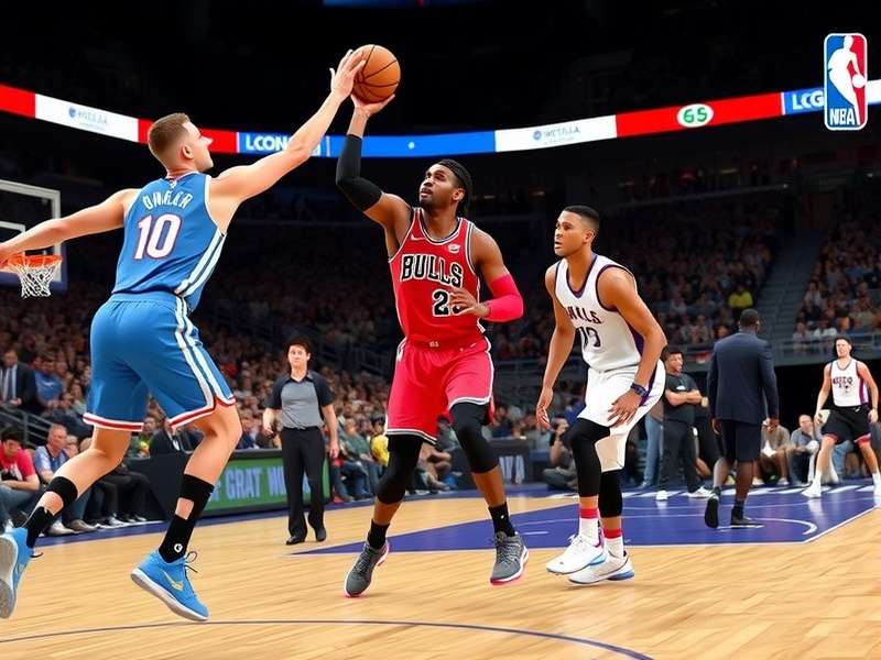 Giannis Antetokounmpo Euro-stepping past defenders for a dunk