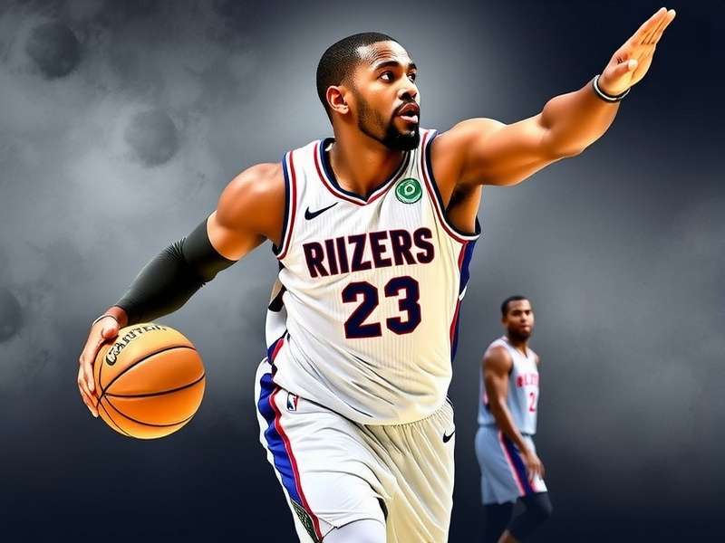 NBA player dunking in a packed arena, capturing the excitement of the game