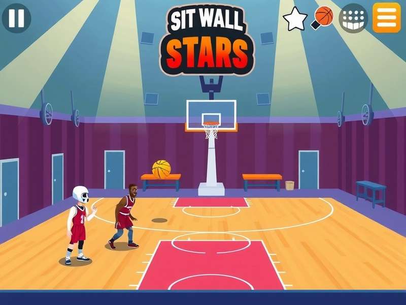 Basketball Stars Unblocked Full Screen Gameplay on a Laptop