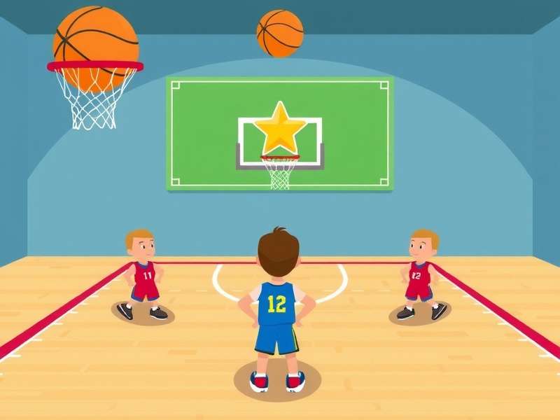 Basketball Stars gameplay screenshot showing intense multiplayer action