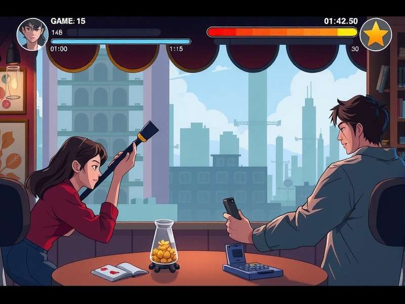 Two friends playing basketball video game together on a couch