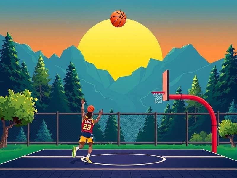 Basketball Stars Game Screenshot - intense one-on-one match