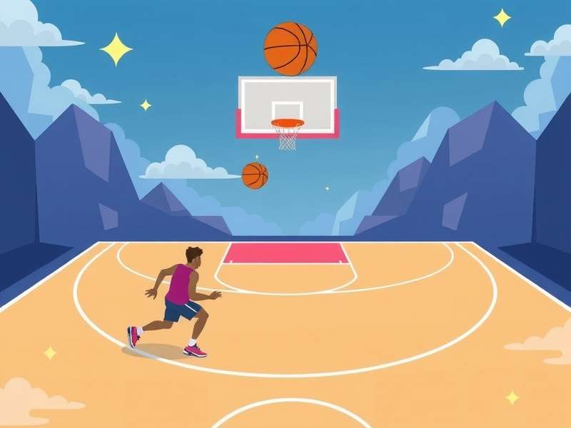 Two players engaged in an intense one-on-one basketball duel