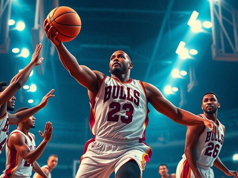 Collage of famous NBA players including Michael Jordan, LeBron James, Kobe Bryant