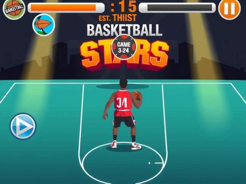 Basketball Stars Unblocked Game Screenshot