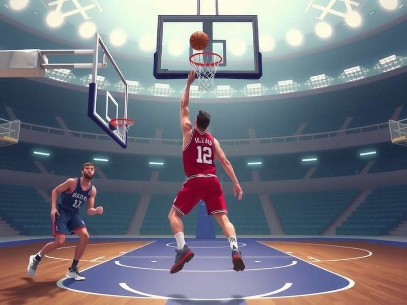 Basketball strategy diagram showing player movements