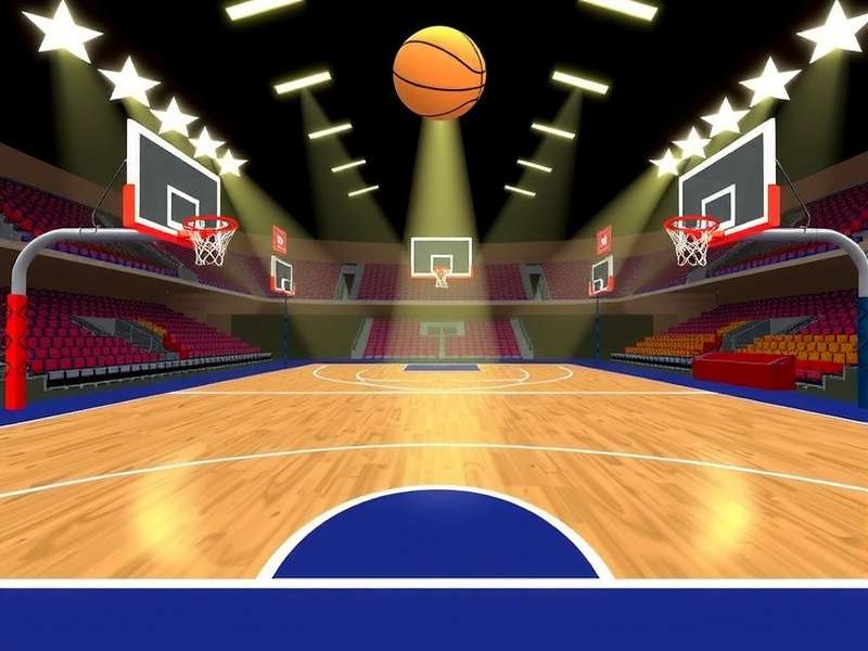 Basketball Stars Script Roblox – India Edition banner showing basketball court and script elements